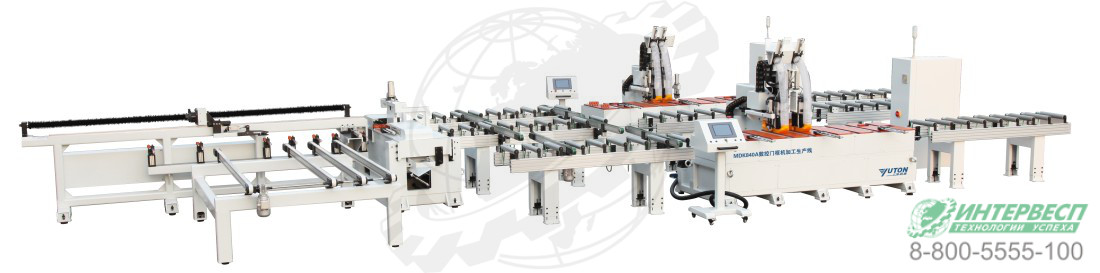 Автоматическая линия с ЧПУ для производства дверных коробок мод. MDK840A