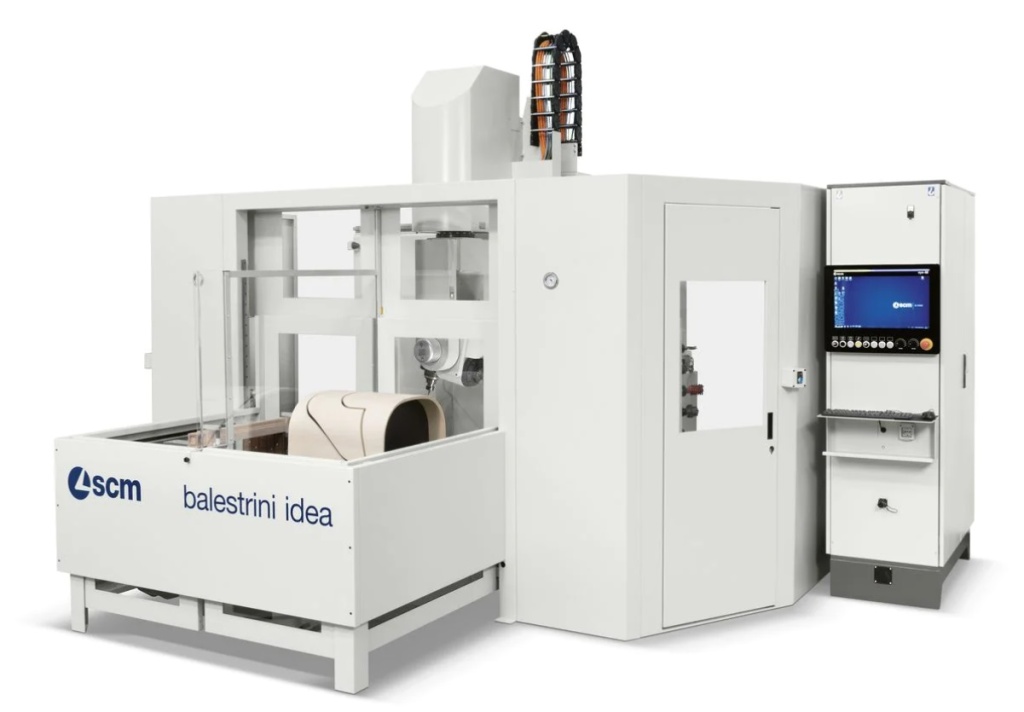 Обрабатывающий центр с ЧПУ для стульев и столов SCM Balestrini Idea 150