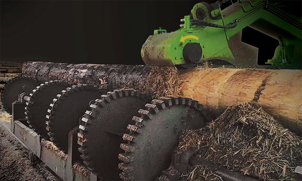 Окорочный станок для бревен Mebor SLH 1200