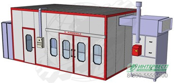 Окрасочная камера избыточного давления PLUS