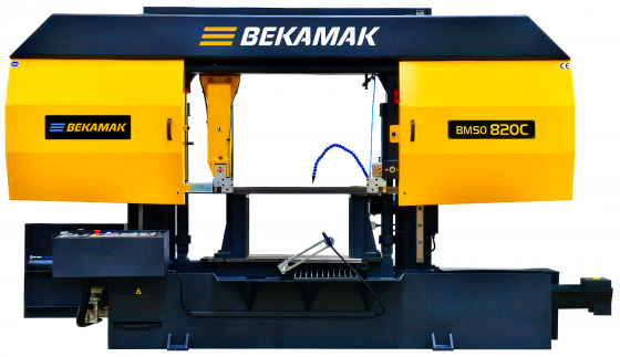 Автоматический ленточнопильный станок для резки металла BEKAMAK BMSO-820C