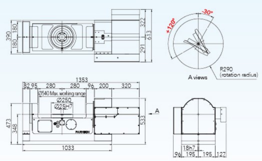 Пяти осевой фрезерно-токарный центр HV8i 5 axis