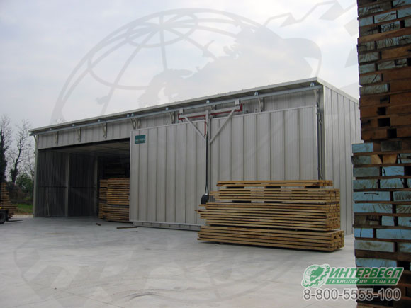Сушильная камера для древесины СМ3000 120 куб.м