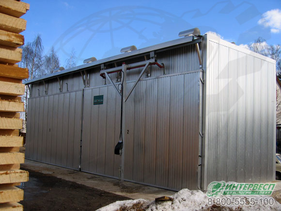 Сушильная камера для древесины СМ3000 40 куб.м