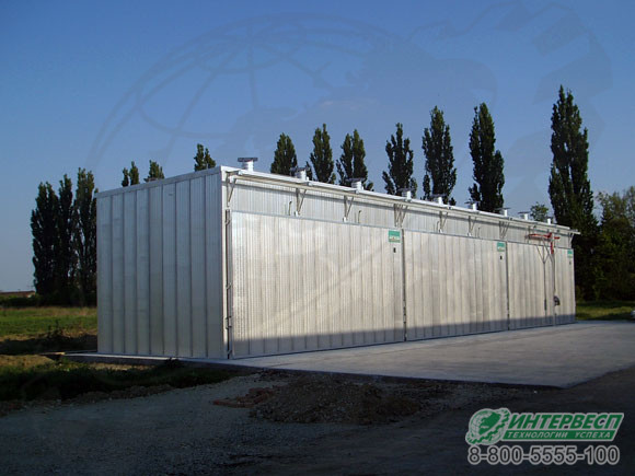 Сушильная камера для древесины СМ3000 60 куб.м