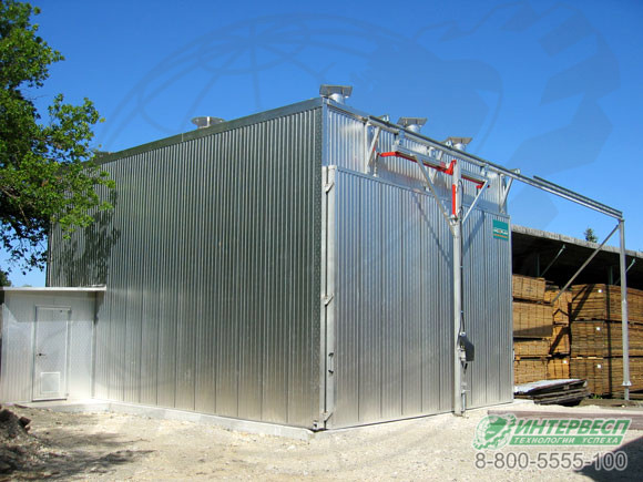 Сушильная камера для древесины СМ3000 80 куб.м