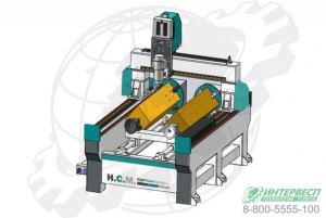 Токарно-фрезерный станок с ЧПУ HCM DUO 2х1500х300