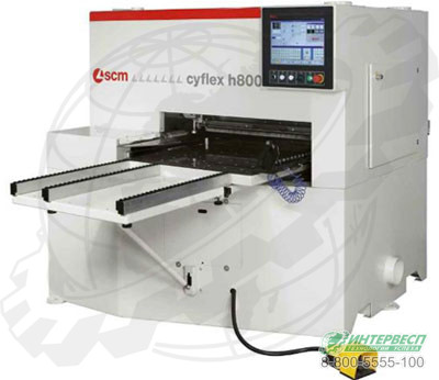 Универсальный сверлильно-пазовальный центр с ЧПУ CYFLEX H800