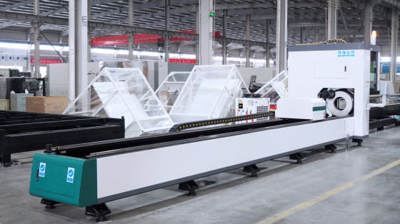 Лазерный труборез для лазерной резки труб и профилей OREE LASER TL6012 1500W RAYCUS