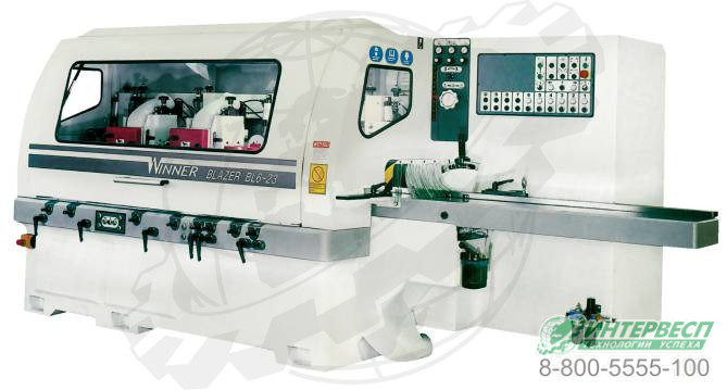 Четырехсторонний станок Blazer BL 6-23S (блок пил)