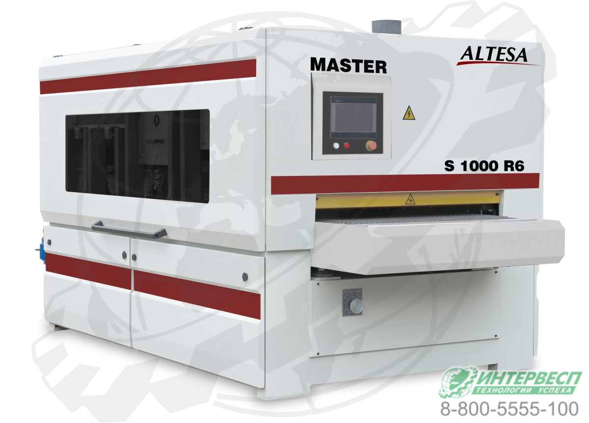 Щеточный рельефно-шлифовальный станок ALTESA MASTER S1000-R6