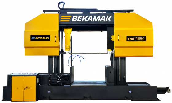 Полуавтоматический ленточнопильный станок по металлу BEKAMAK BMSY 1113C