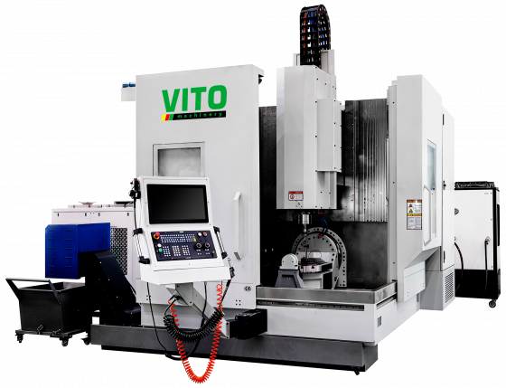 5-осевой вертикальный обрабатывающий центр по металлу VITO VTU650