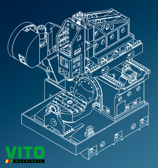 5-осевой вертикальный обрабатывающий центр по металлу VITO VTU650