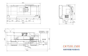 Токарный станок с ЧПУ с наклонной станиной BLIN MACHINERY BL CK 7550 Fanuc