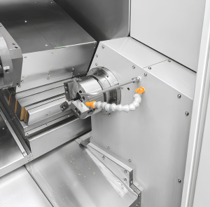 Двухшпиндельный токарный станок с ЧПУ BLIN MACHINERY BL-H50SY2 Syntec