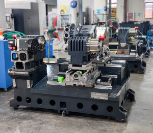Двухшпиндельный токарный станок с ЧПУ BLIN MACHINERY BL-H50SY2 Syntec