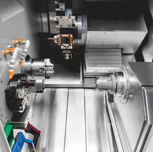 Двухшпиндельный токарный станок с ЧПУ BLIN MACHINERY BL-H50SY2 Syntec