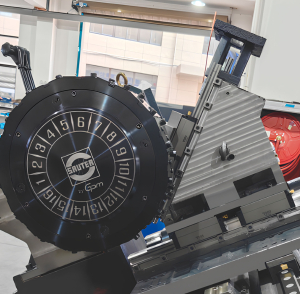 Двухшпиндельный токарный станок с ЧПУ BLIN MACHINERY BL-H60SY2 Syntec
