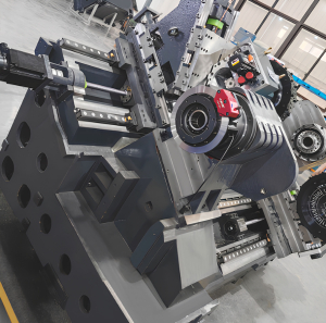Двухшпиндельный токарный станок с ЧПУ BLIN MACHINERY BL-H60SY2 Syntec