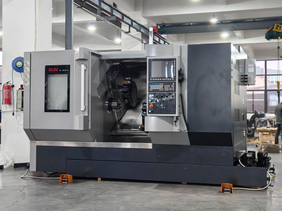 Двухшпиндельный токарный станок с ЧПУ BLIN MACHINERY BL-H60SY2 Syntec