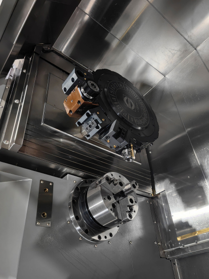 Двухшпиндельный токарный станок с ЧПУ BLIN MACHINERY BL-H60SY2 Syntec