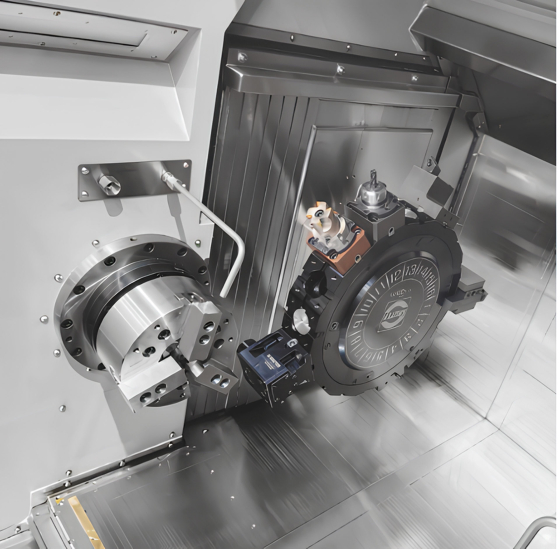 Двухшпиндельный токарный станок с ЧПУ BLIN MACHINERY BL-H60SY2 Syntec