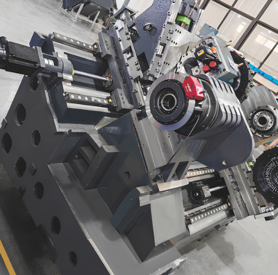 Двухшпиндельный токарный станок с ЧПУ BLIN MACHINERY BL-H60SY2 Syntec