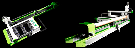 Станок для лазерной резки металла и труб INTERLASER A3T6 3000W Raycus