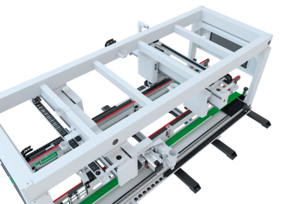 Четырехсторонний форматно-обрезной станок с ЧПУ HOLD HV422