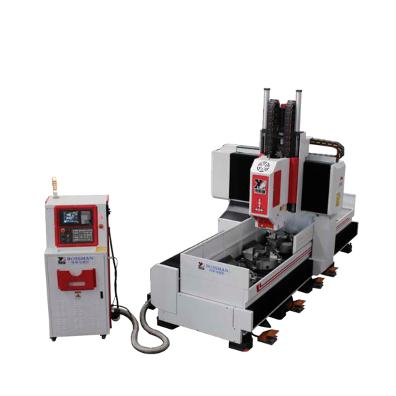 Четырёхпозиционный сверлильный станок с ЧПУ для фланцев BOSM-DS500