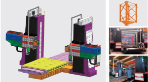 Двусторонний фрезерно-расточный станок с ЧПУ BOSM-DPH - II