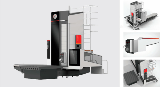 Горизонтальный фрезерно-расточной станок напольного типа с ЧПУ TX 420