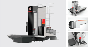 Горизонтальный фрезерно-расточной станок напольного типа с ЧПУ TX 620
