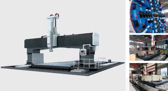 Пятисторонний портальный станок с ЧПУ с подвижной колонной BOSM-11070