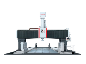Пятисторонний портальный станок с ЧПУ с подвижной колонной BOSM-12040