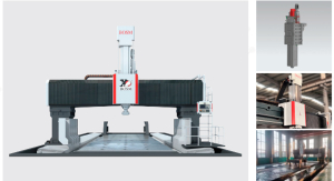 Пятисторонний портальный станок с ЧПУ с подвижной колонной BOSM-12040