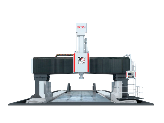 Пятисторонний портальный станок с ЧПУ с подвижной колонной BOSM-12040