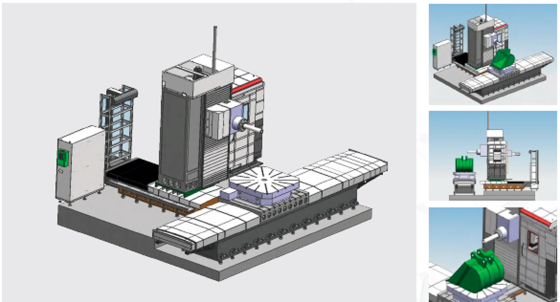 Продольно-расточной станок с ЧПУ BOSM-W130