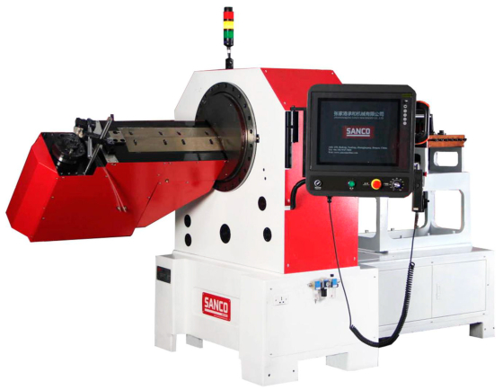 3D проволокогиб с ЧПУ с вращающейся головой SANCO WB-13CNC-3D
