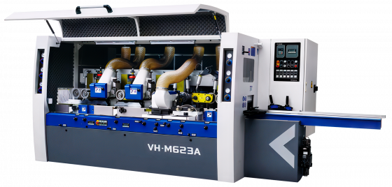 Четырехсторонний автоматический шестишпиндельный станок V-HOLD VH MB623A для обработки массива и погонажных изделий