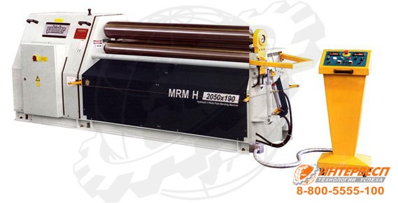 Вальцовочный станок трехвалковый гидравлический MRM-H 2050х130/150/180