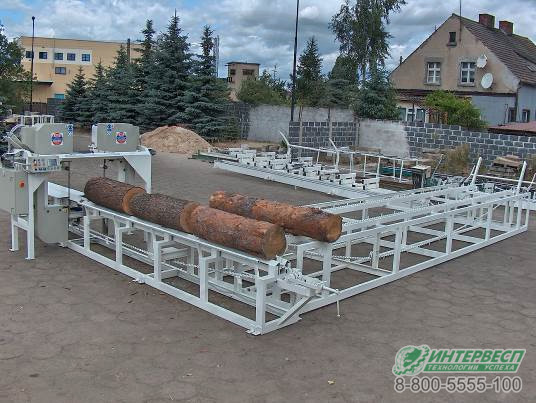 Вертикальный проходной ленточнопильный станок ММ-700/2 PION