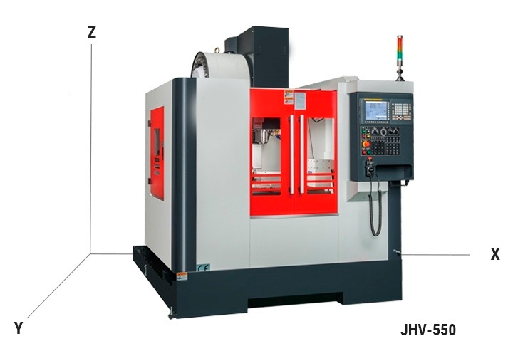 Вертикальный фрезерный обрабатывающий центр JHV-550APC (2 паллеты)