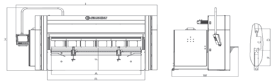 Гидравлические листогибочные прессы ERMAKSAN серии GREEN PRESS FX SERVO