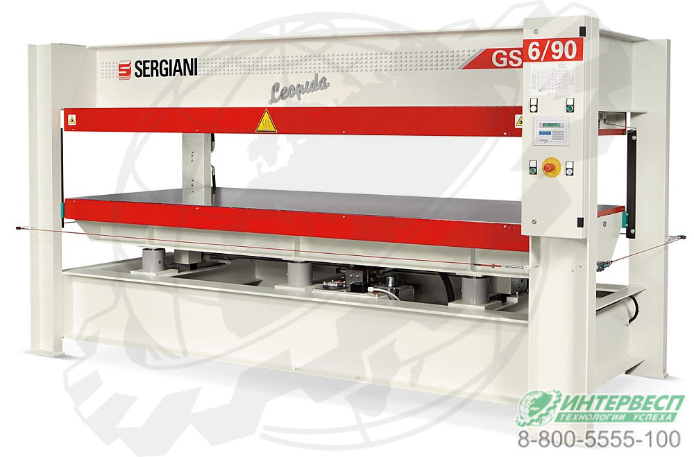 Гидравлический горячий пресс SERGIANI модели GS 6/90