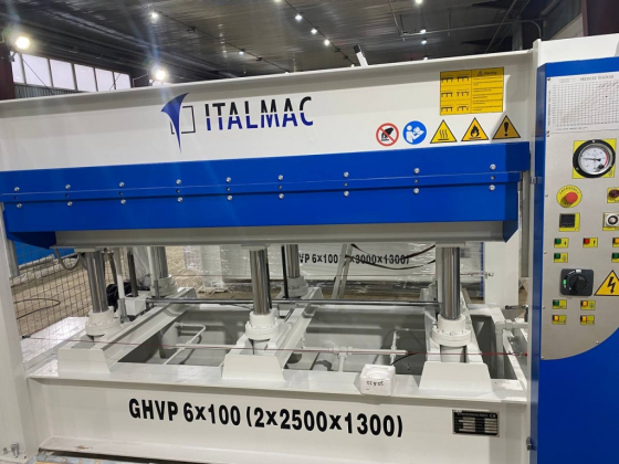 Гидравлический пресс горячего прессования ITALMAC GHVP 6x100 3