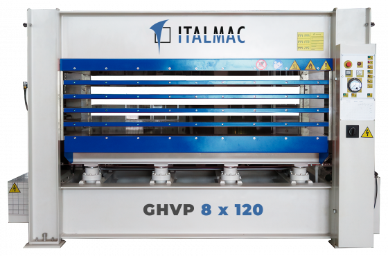купить Гидравлический пресс горячего прессования ITALMAC GHVP 8x120 5 в Интервесп